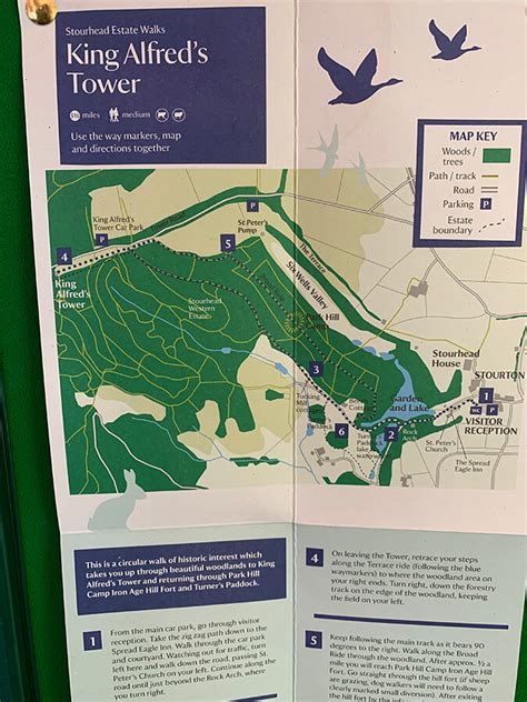 National Trust Stourhead Map - bmp-flow