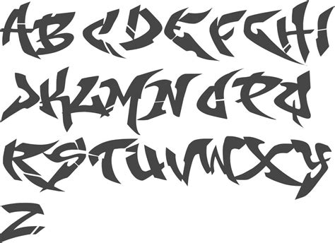 Graffiti Wildstyle Font Myfonts Spraypaint Typefaces | Граффити в виде ...