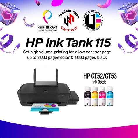 HP Ink Tank 115 | Single Function Printer, Computers & Tech, Printers ...