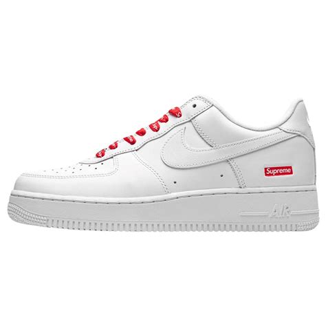 Supreme x Nike Air Force 1 Low 'Box Logo - White' — Kick Game