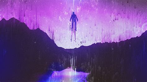 HD wallpaper: 4K, Journey, Purple, Life, Soul, Moon, 8K, Glitch art ...