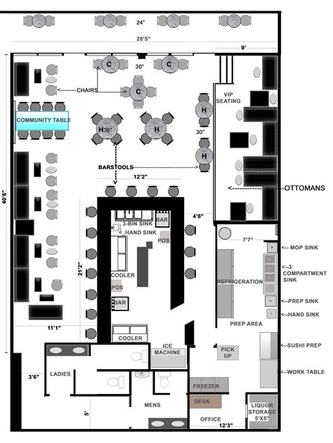 Restaurant Designer Raymond HaldemanRestaurant Floor Plans / Raymond ...