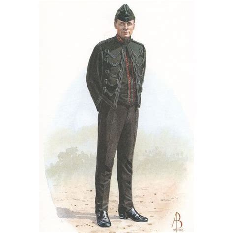 Major Of The Royal Gurkha Rifles Mess Dress Uniform Military Postcard ...