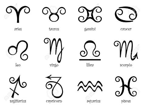 Horoscope Zodiac Star Signs Royalty Free Cliparts, Vectors, And ...