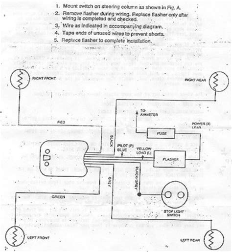 Signal Stat 900 Turn Signal Switch Wiring Diagram - Wiring Diagram Pictures