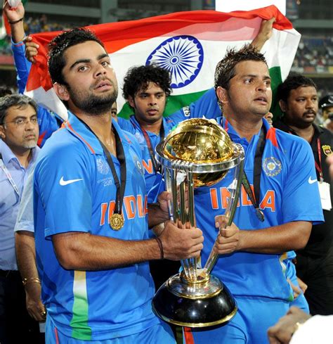 The young turks with the trophy.. | Cricket world cup, World cup, 2011 ...