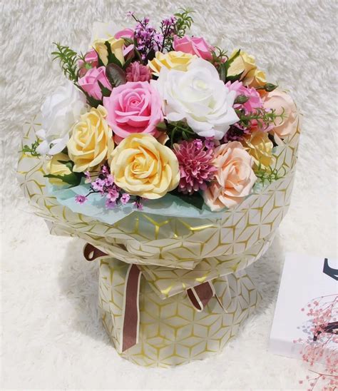 58x58cm Waterproof Flower Wrapping Paper Floral Bouquet Packaging ...