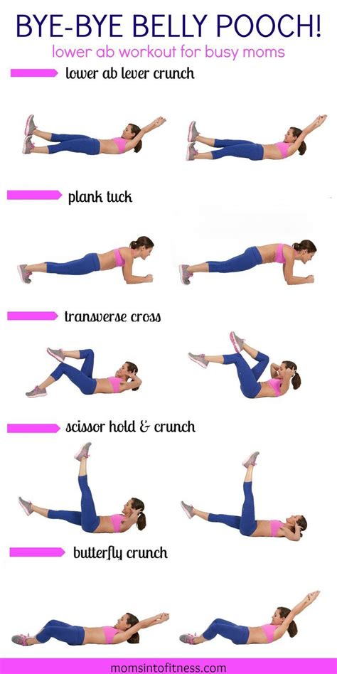 5 moves to awesome abs! Say bye-bye to that "mommy pooch". The perfect ...