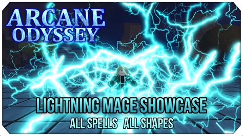 Arcane Odyssey | Lightning Mage Showcase - YouTube