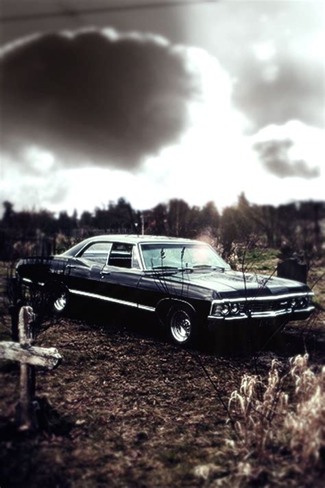 Supernatural '67 Chevy Impala iPhone Wallpaper | Supernatural impala ...