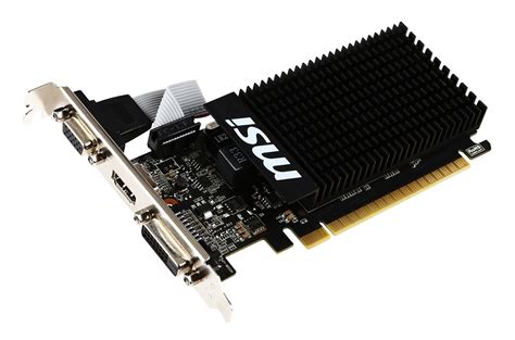 [REFURBISHED] MSI GeForce GT 710 1GD3H LP Graphics Card, Fanless, Low ...