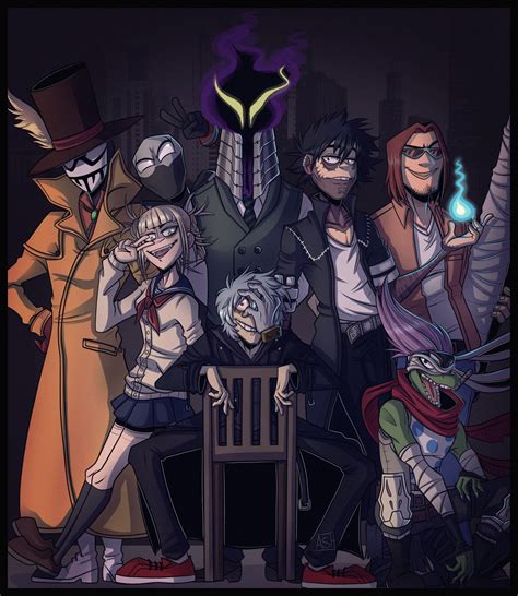 The League of Villains || BNHA + Speedpaint by Ashesfordayz on ...