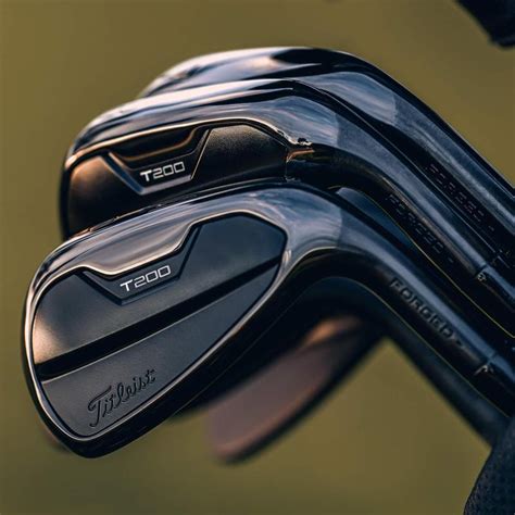 Titleist T200 Black Edition Golf Irons Steel | Clickgolf.co.uk