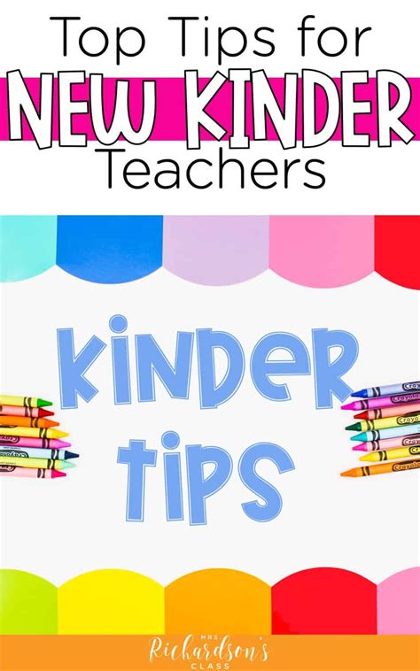 12 top tips for a first year kindergarten teacher – Artofit