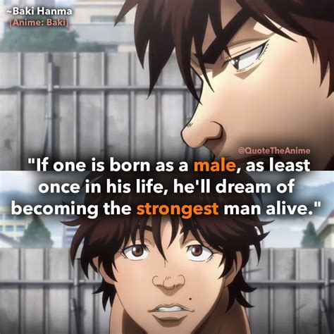 11+ CRAZY Baki Quotes (HQ Images) | QTA | Anime quotes inspirational ...