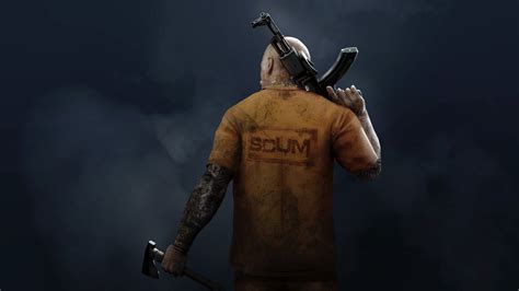 SCUM Game Warrior HD Desktop Wallpaper