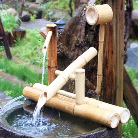 Buy ZHIRCEKE Zen Garden Water Fountain Bamboo Water Feature Rocking ...