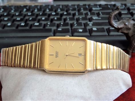 Introducir 64+ imagen seiko gold square watch - Abzlocal.mx