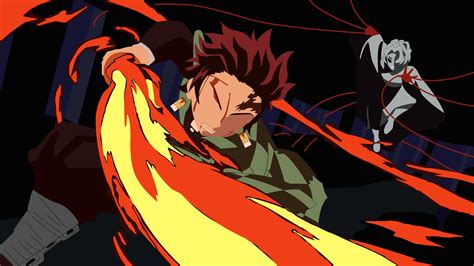 A vector I made of Tanjiro vs Rui : r/DemonSlayerAnime