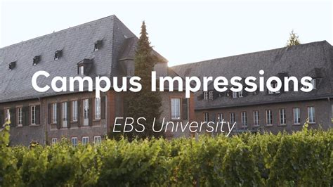 Campus Impressions - EBS University - YouTube