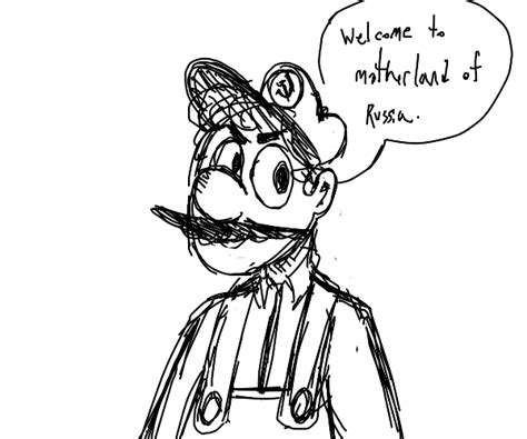 Bootleg Communist Mario - Drawception