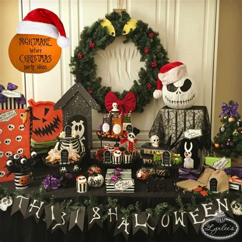 The Nightmare Before Christmas Party Decorations Ideas | The Cake Boutique