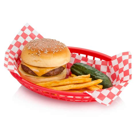 Fake Cheeseburger Basket