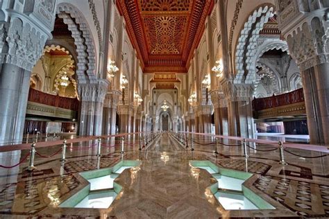 Interior of Hassan II Mosque : r/Morocco