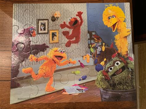 Vintage 1996 Milton Bradley Sesame Street Puzzle 24 Pc Jigsaw - Etsy