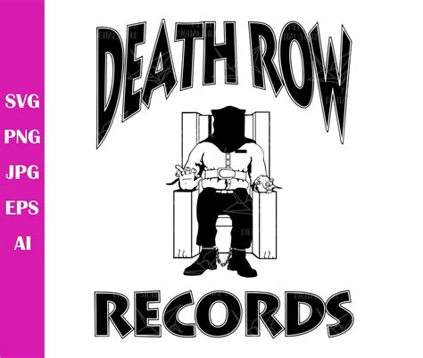 Death Row Records Svg, Death Row Records Sweatshirt, Png, 2pac Svg ...