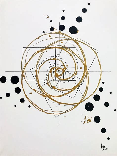 Fibonacci Painting by Radu Florea | Saatchi Art