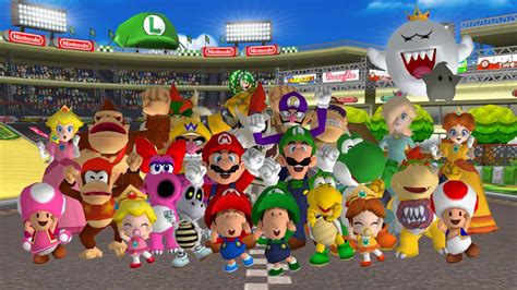 Mario Kart Characters Wii