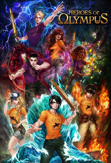 Heroes of Olympus by AireensColor on @DeviantArt | Percy jackson ...