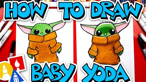 How To Draw Baby Yoda From The Mandalorian - YouTube