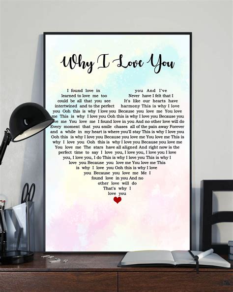 Major Why I Love You Song Poster Canvas Major Music Album | Etsy