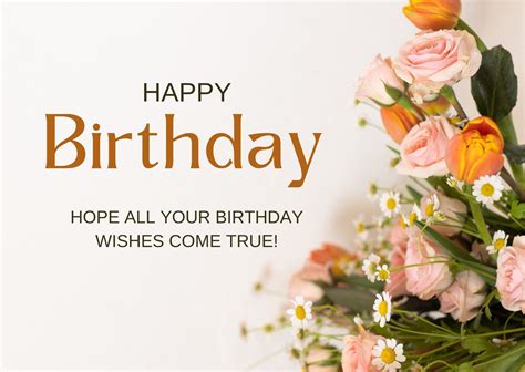 Send Beautiful Flower Birthday Wishes to Your Friend and Make Their Day ...