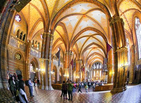 Interior of Matthias Church in Budapest, Hungary Editorial Stock Photo ...