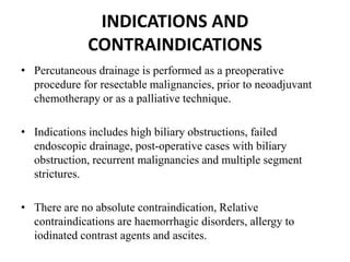 Biliary drainage | PPT