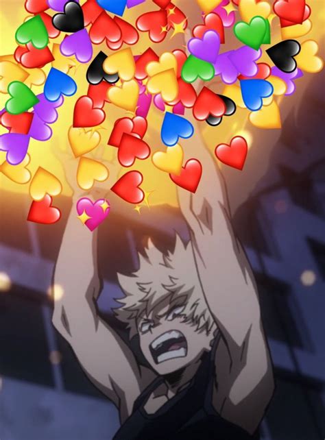 bakugo heartmeme | Anime, Anime love, Kawaii anime