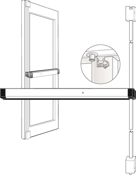 Adams Rite 8211MLR36 SVR Exit Device. Electrified - ACCESS HARDWARE