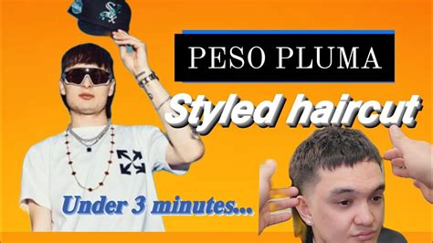 mullet tutorial in under 3 minutes...(Peso Pluma) haircut style - YouTube