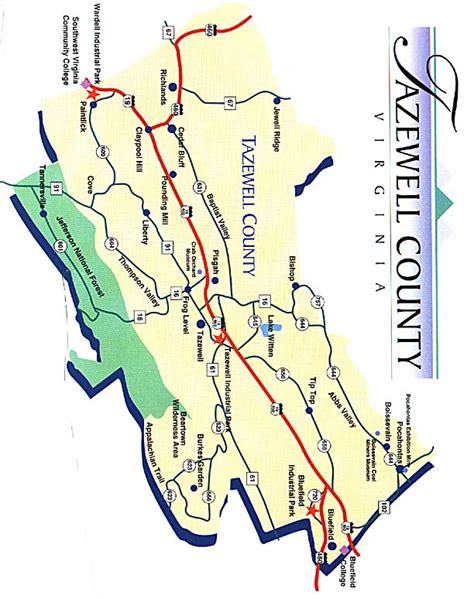 Tazewell County Map