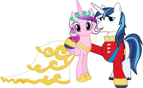 Cadance and Shining (Wedding Version) by 90Sigma on DeviantArt