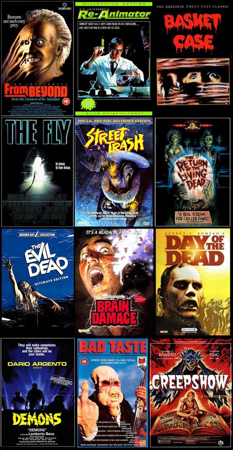 80's horror | Classic horror movies, Horror movie icons, Retro horror