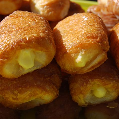 Small Croissant Donut – Custard Filling – Jarams Donuts online store