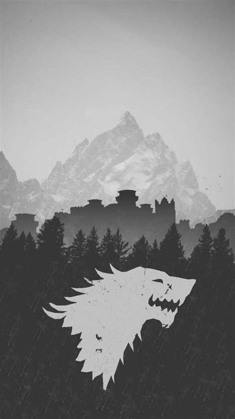 House Stark wallpaper | Game of thrones artwork, Game of thrones art ...