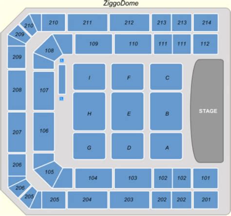 Ziggo Dome Seating Plan | Elcho Table