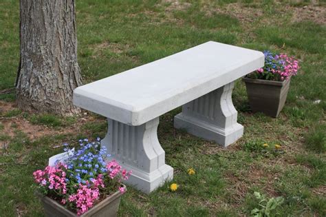 Concrete Coliseum Bench w/ Straight Seat | Site Furnishings