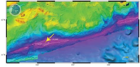 Mariana Trench Map