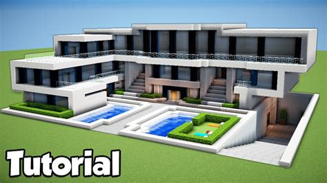 Minecraft Modern House Tutorial Step By Step